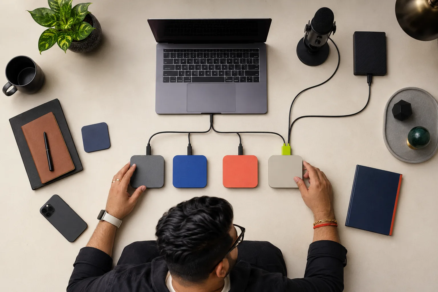 A modular AI builder system connected across tools and devices